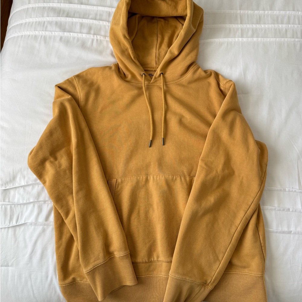 Madewell Men's Mens Heavyweight Terry Mustard Hoodie